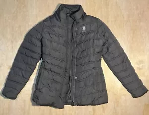 US Polo Assn Quilted Coat Men's S Gray - Picture 1 of 7