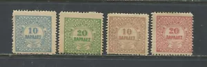Crete 1898-99 10 and 20 paras mint o.g. hinged - Foto 1 di 1