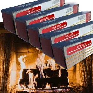 5 X extra lang XXL Grill-und Kamin Streichhölzer, Zündhölzer Kaminstreichhölzer - Bild 1 von 9