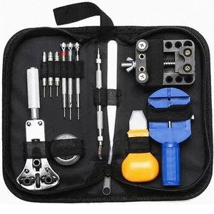 13tlg Uhrenwerkzeug Set Uhr Werkzeug Gehäuseöffner Uhrmacherwerkzeug Reparatur - Bild 1 von 17