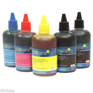 Compatible Refill Ink Bottle Set alternative for Workforce WF30 1100 C120 - Picture 1 of 1