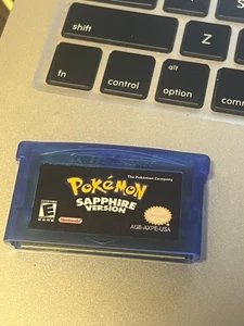 Pokemon sapphire version GBA Tested & Working - Picture 1 of 4