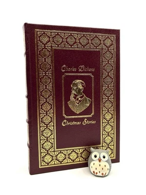 EASTON PRESS Christmas Stories Dickens Leather Portrait Redemption Generosity Foto 1 de 4