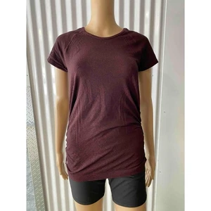 Athleta Tunic Top Ruched Short Sleeve Athletic Casual Comfort Size S - Picture 1 of 7