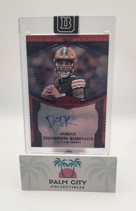 2023 DORIAN THOMPSON ROBINSON UPPER ECHELON AUTO /35 ROOKIE RC PLATES & PATCHES - Picture 1 of 2
