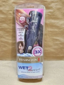 Remington Wet 2 Straight 2" Wide Flat Iron Wet or Dry Hair S-8001 New Sealed - Picture 1 of 7