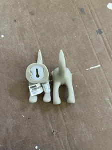 Set of 2 IKEA Dog Tail Butt Wall Hangers Hooks for Leashes Keys Coat - Picture 1 of 3