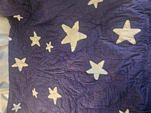 Pottery Barn Kids Blue Star Quilt Full/ Queen Size - Picture 1 of 10