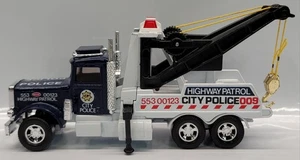 Matchbox Super Kings Peterbilt Highway Patrol City Police Tow Truck 1978 Vintage - Picture 1 of 22