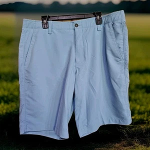 Underarmour HeatGear Herren 40 Shorts blau Golf Komfort Taille gebraucht, in einwandfreiem Zustand - Bild 1 von 10