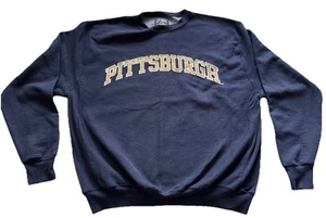 Steve Barry’s University Pittsburgh Crew Neck Sweatshirt Adult XXL Pitt Panther - Picture 1 of 11