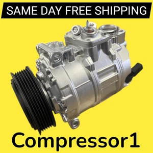AC Compressor Fits 2005-2015 VW Jetta Passat Beetle CC EoS, 2006-2007 Audi A3 - Picture 1 of 3