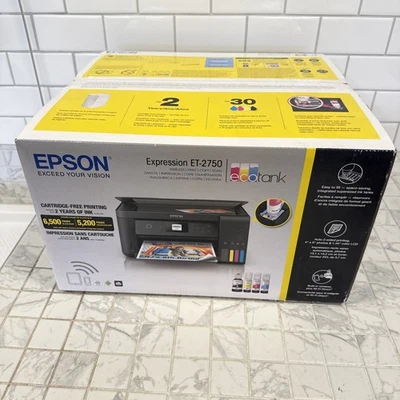 Epson ET-2750 Expression EcoTank Wireless Color All-in-One Printer (Never Opened - Image 1 of 4