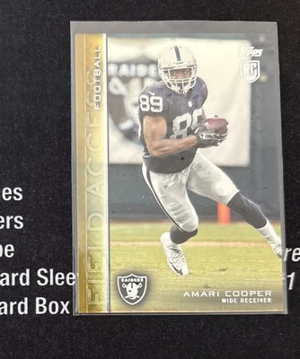 2015 Topps Field Access - Amari Cooper #139 Gold /99 (RC) - Image 1 of 2