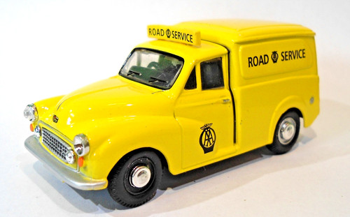 VANS Oxford Diecast 1:43 1960s Morris Minor AA Road Service Van edizione limitata