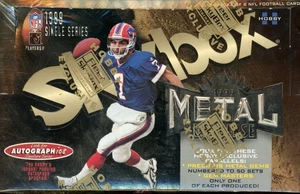1999 SKYBOX METAL UNIVERSE SEALED FOOTBALL BOX 24 PACKS, 8 CARDS PER PACK - Picture 1 of 1