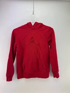Air Jordan Boys Red Pullover Sweatshirt Hoodie Size L - Picture 1 of 3