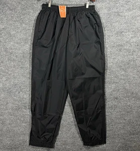 VINTAGE Nike Trainingshose Herren Gr. XXL Windbreaker Seitenreißverschluss schwarz Basketball Neu mit Etikett - Bild 1 von 19