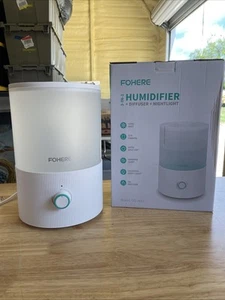 FOHERE Humidifiers for Bedroom, 3.2L Top Fill Cool Mist Ultrasonic Humidifier fo - Picture 1 of 9