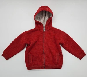 TU Jungen Teddyjacke Sweatjacke Gefüttert in Gr. 104/110 (4-5 Jahre) - Bild 1 von 4