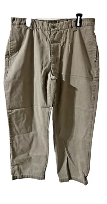 Dockers Mens Relaxed Authentic Khaki Jeans 38/30 Gray 100% Cotton - Image 1 of 4
