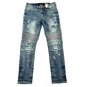 Jeans skinny uomo Rue21 Supreme Flex taglia 30x30 nuovo con etichetta - Foto 1 di 9