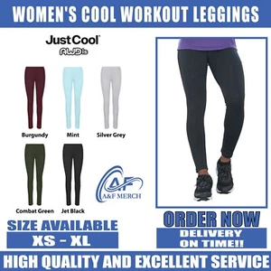 Just Cool Awdis Women's Cool Workout Leggings Training Fitness Yoga Gym JC070 - Picture 1 of 9