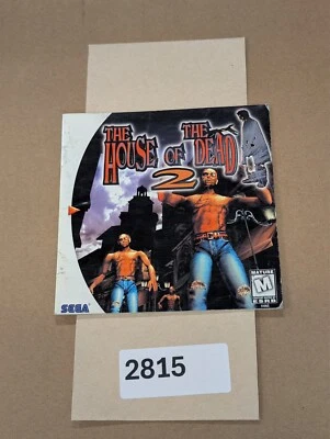 The House of The Dead 2 - Sega Dreamcast - Manual Only **NO GAME! - Image 1 of 2