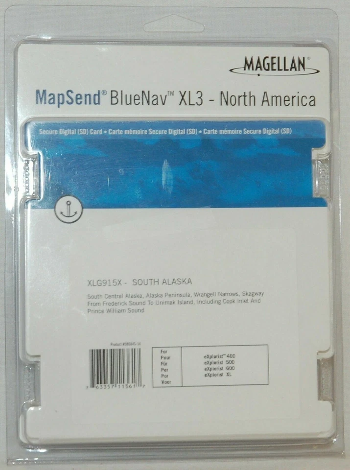 NEW Magellan MapSend BlueNav North America Maps XL3 ALASKA SD Card GPS eXplorist - Image 1 of 1