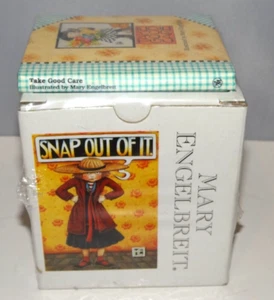 Mary Engelbreit SNAP OUT OF IT Coffee Mug Tea Cup and Take Good Care Book NEW - Picture 1 of 5