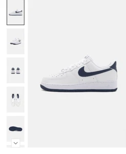 Nike Sportswear AIR FORCE 1 '07 - Sneaker low, white/midnight navy, Größe 45,neu - Bild 1 von 1