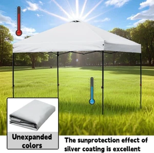 10X10 Pop up Canopy Tent Replacement Top Only, 10 X 10 Canopy Replacement Roof C - Picture 1 of 7