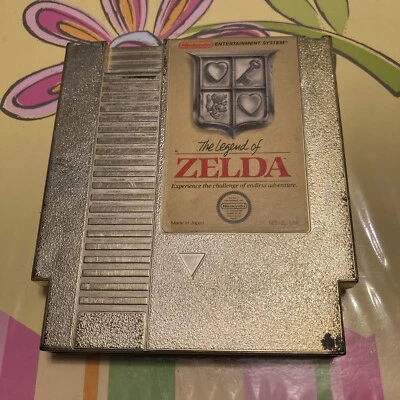 The Legend of Zelda GOLD Nintendo NES Original Authentic Vintage Game w/Sleeve - Image 1 of 4