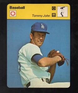 Tarjeta de béisbol Tommy John 32-04 1978 Sportscaster casi nueva - Imagen 1 de 2
