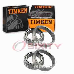 2 pc Timken Rear Differential Bearing Sets for 1987-1988 Chevrolet V20 hp