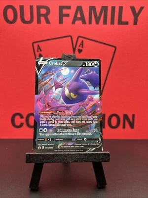 Holo Crobat V SWSH110 Sword & Shield Promo Cards Pokemon TCG HOLO 2021 LP - Image 1 of 4