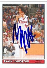 Shaun Livingston autographed Basketball Card (Clippers) 2005 Topps Bazooka #66
