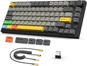 AJAZZ AK820 Pro Wireless Mechanical Gaming Keyboard Hot Swappable TFT Display - Picture 1 of 30