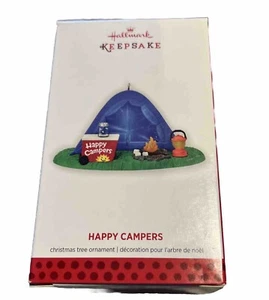 Hallmark Keepsake 2013 Happy Campers Christmas Tree Ornament Lights up Tent READ - Picture 1 of 4