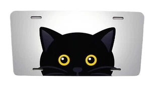 CAT EYES CAT PAWS ANIMAL LOVE FRIEND METAL NOVELTY CAR LICENSE PLATE AUTO TAG - Picture 1 of 15