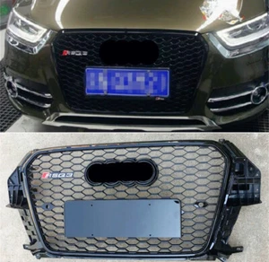 Parachoques delantero negro parrilla malla para Audi Q3 RSQ3 2013 2014 2015 - Imagen 1 de 4
