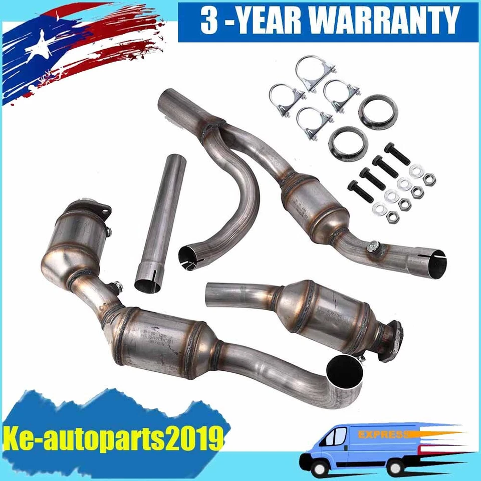 For 2007 2008 2009 Jeep Wrangler JK 3.8L Exhaust Front Catalytic Converter - Imagem 1 de 4