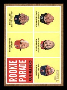 2011 Topps Heritage #500 Bourjos/Kalish/Nava/Heisey/Morrison Rookie Stars (SP) b