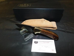 BUCK KNIFE 113 IRON WOOD CUSTOM S30V - Picture 1 of 8