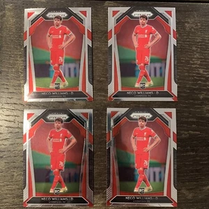 2020-21 Prizm Premier League Neco Williams Rookie Liverpool FC #252 X4 - Picture 1 of 2