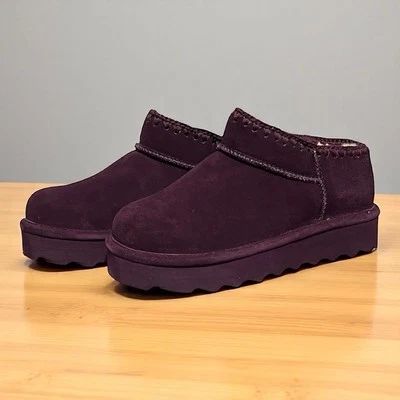 BEARPAW Women's Lana Wide Ankle Bootie Purple Size 6.5 / EU 37.5 - Image 1 of 4