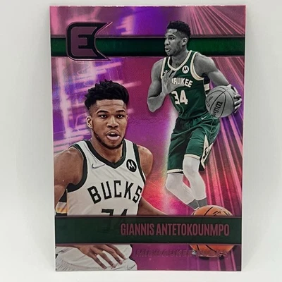 2021–22 Panini Chronicles Essentials розовый Яннис Антетокунбо No303 MIL - Изображение 1 из 2