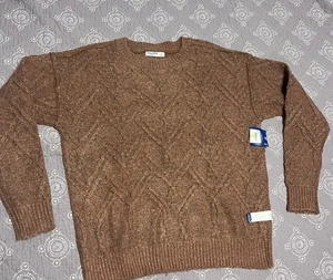 Women’s Arizona Fall Cozy Cableknit Sweater Chutney Size Small NWT - Picture 1 of 12