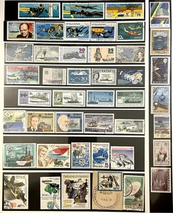Lot of 40+ Stamps, Ships, Submarines, Communications, Diving, Science, Worldwide - Picture 1 of 1