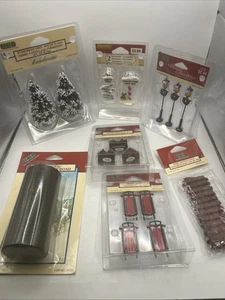 Konvolut Lemax Weihnachtsdorf 7 Landschaft Zubehör Posten - Bild 1 von 8